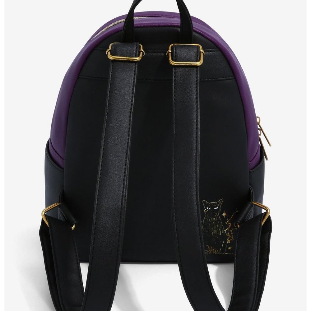 Loungefly Disney Hocus Pocus Mini Backpack Cemetery Glow In The Dark Bag - Picture 3 of 3